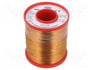 Coil wire; single coated enamelled; 0.5mm; 1kg; -65÷180°C INDEL