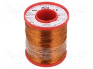 Coil wire; single coated enamelled; 0.75mm; 1kg; -65÷200°C INDEL