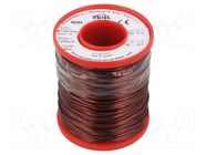 Coil wire; single coated enamelled; 1.2mm; 1kg; -65÷200°C INDEL