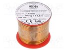 Coil wire; single coated enamelled; 1.4mm; 0.2kg; -65÷200°C INDEL