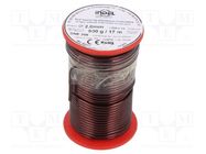 Coil wire; single coated enamelled; 2mm; 0.5kg; -65÷200°C INDEL
