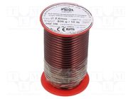 Coil wire; single coated enamelled; 2.6mm; 0.5kg; -65÷200°C INDEL