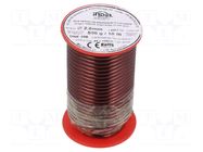 Coil wire; single coated enamelled; 2.6mm; 0.5kg; -65÷200°C INDEL