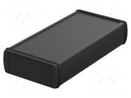 Enclosure: with panel; ALUBOS 1040; X: 108mm; Y: 200mm; Z: 42mm; IP65 BOPLA