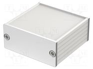 Enclosure: with panel; Filotec; X: 55.3mm; Y: 50mm; Z: 24.4mm; IP40 BOPLA