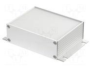 Enclosure: with panel; with fixing lugs; Filotec; X: 105mm; Y: 80mm BOPLA