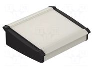Enclosure: desktop; Alu-Topline; X: 250mm; Y: 232.6mm; Z: 86mm; IP65 BOPLA