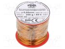 Coil wire; double coated enamelled; 0.8mm; 0.2kg; -65÷200°C INDEL