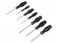 Kit: screwdrivers; Torx®; 7pcs. FACOM