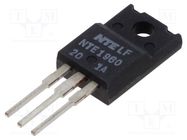 IC: voltage regulator; linear,fixed; 5V; 1A; TO220FP; THT; -30÷75°C NTE Electronics
