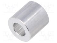 Spacer sleeve; 10mm; cylindrical; aluminium; Out.diam: 10mm DREMEC