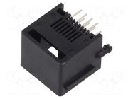 Connector: RJ45; socket; PIN: 8; 8p8c; THT; angled GCT
