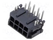 Connector: wire-board; socket; male; PIN: 8; Micro-Fit 3.0; 3mm; 2x4 MOLEX