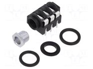 connector 1/4'' M JACK STEREO SWITCHED NEUTRIK