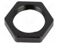Nut; M25; polyamide; black; Pitch: 1.5 OBO BETTERMANN