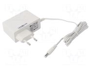 Power supply: switching; mains,plug-in; 12VDC; 2A; 24W; 86.2%; POSC POS