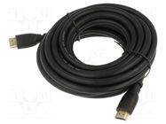 Cable; HDMI 2.1; HDMI plug,both sides; PVC; Len: 5m; black; black QOLTEC