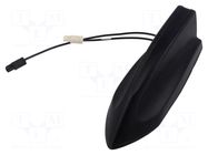 Antenna; automotive,SHARK; AM,DAB,FM; universal; 210mm; 12VDC MTA
