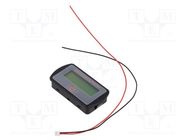 Voltage indicator; VDC: 5÷70V; battery packs 