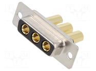 Connector: Special D-Sub; PIN: 3; plug; female; for cable; MHCD MH CONNECTORS
