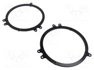 Speaker frame; 165mm; Audi; Audi A3 1994->2003; 2pcs. 4CARMEDIA