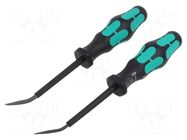 Kit: screwdrivers; slot; for spring clip; 2.5x0.4mm,3.5x0.6mm WERA
