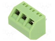 Connector: PCB terminal block; terminal; 12A; 300V; angled 45° XINYA