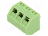 Connector: PCB terminal block; terminal; 12A; 300V; angled 45° XINYA