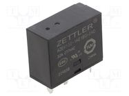 Relay: electromagnetic power; SPST-NO + SPST-NC; Ucoil: 24VDC ZETTLER