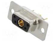 Connector: Special D-Sub; PIN: 5(1+4); plug; female; on PCBs; THT MH CONNECTORS