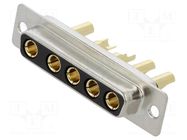 Connector: Special D-Sub; PIN: 5; plug; female; for cable; MHCD MH CONNECTORS