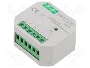 Relay: installation; in mounting box; 100÷265VAC; NO x2; IP20; 16A F&F