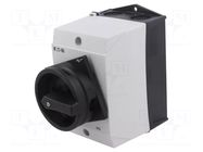 Switch: cam switch; Stabl.pos: 2; 20A; OFF-ON; in housing; Poles: 6 EATON ELECTRIC