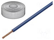 Wire; H07Z-K; stranded; Cu; 1.5mm2; LSZH; dark blue; 450V,750V; 100m HELUKABEL