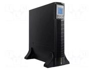 Power supply: UPS; 900W; 1kVA; 207÷247V; 440x86.5x430mm; 9Ah; 4h GREEN CELL