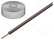 Wire; H05Z-K; stranded; Cu; 0.5mm2; LSZH; brown; 300V,500V; Class: 5 HELUKABEL