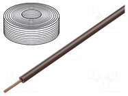Wire; H05Z-K; stranded; Cu; 0.75mm2; LSZH; brown; 300V,500V; 100m HELUKABEL