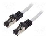 Patch cord; RJ45 plug,both sides; S/FTP; Cat 8.1; stranded; Cu LOGILINK