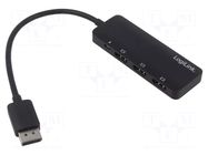 Splitter; DisplayPort 1.4,HDCP 2.2; Input: DisplayPort plug LOGILINK