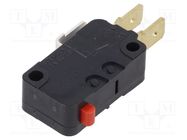 Microswitch SNAP ACTION; 11A/250VAC; 6A/30VDC; without lever OMRON Electronic Components