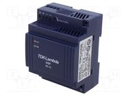 Power supply: switching; for DIN rail; 54W; 12VDC; 4.5A; 90÷264VAC TDK-LAMBDA