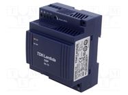 Power supply: switching; for DIN rail; 60W; 15VDC; 4A; 90÷264VAC TDK-LAMBDA