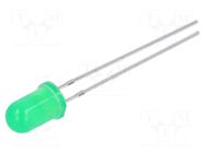 LED; green; 5mm; 150÷350mcd; 45°; 1.9÷2.4VDC; No.of term: 2; 60mW BRIGHTEK (EUROPE)