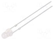 LED; red/yellow; 3mm; 30°; Front: convex; 2.1÷2.6VDC; No.of term: 2 OPTOSUPPLY