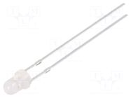 LED; red/yellow; 3mm; 30°; Front: convex; 2.1÷2.6VDC; No.of term: 2 OPTOSUPPLY