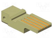 Test plug; Contacts: CuBe; PS-USB; L: 32mm; 0.04kV; W: 12mm; H: 8.4mm INGUN