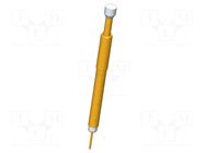 Test needle; 5.2mm; 5A; plastic; gold-plated; Ø: 3mm; flat; SKS-415 INGUN