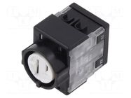 Contact block; 61; -25÷55°C; connectors; Contacts: NO; 250VAC; 5A EAO