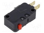 Microswitch SNAP ACTION; 16A/250VAC; without lever; SPDT; Pos: 2 OMRON Electronic Components