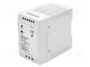 Power supply: switching; for DIN rail; 90W; 12VDC; 7.5A; IP20 QOLTEC